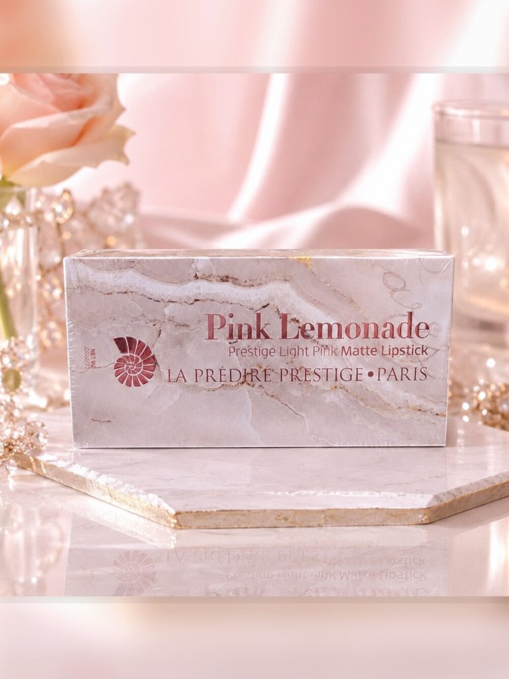 La Prédiré Prestige Paris Pink Lemonade Matte Lipstick NIB Luxury Lip Color